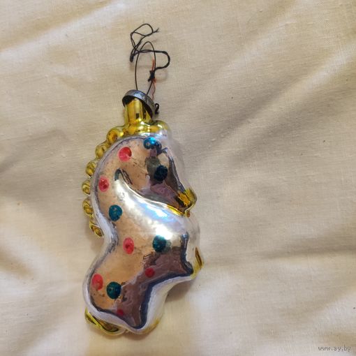 Ёлочная игрушка Лошадка Конь 0096