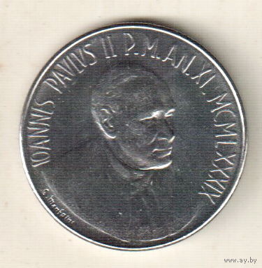 Ватикан 100 лира 1989