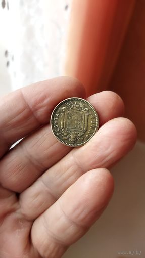 1 песета 1953 г. Испания