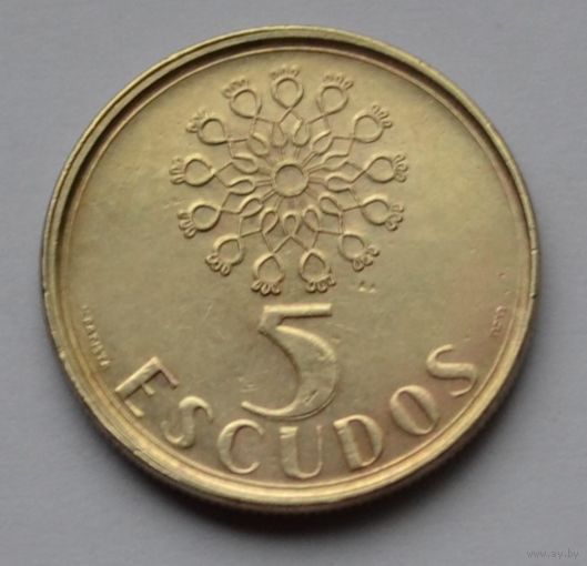 Португалия, 5 эскудо 1990 г.