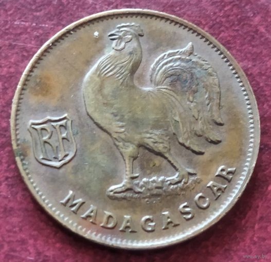 Мадагаскар 1 франк, 1943