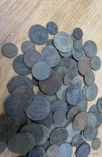 Лот монет Речи Посполитой , империи и других 400+шт