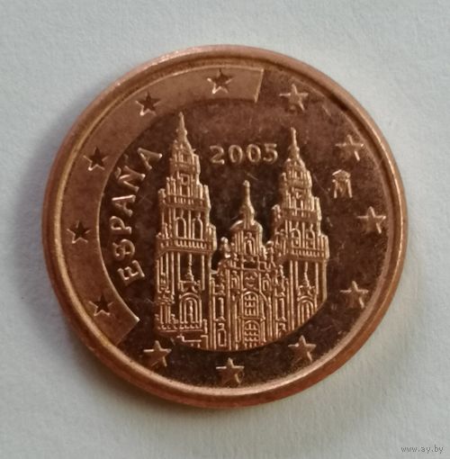 Испания 1 евроцент 2005 год, KM# 1040