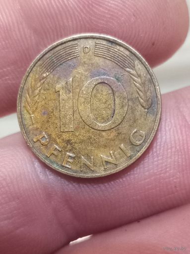 10 пфеннигов 1988