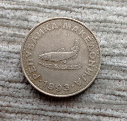 Werty71 Македония 2 денара 1993 рыба Форель динара