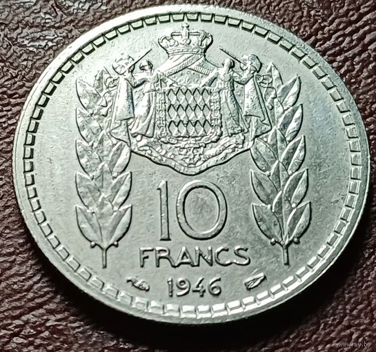 Монако 10 франков, 1946    ( 2-9-5 )