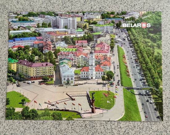 Открытка 2016 Панорама города Могилев чистая