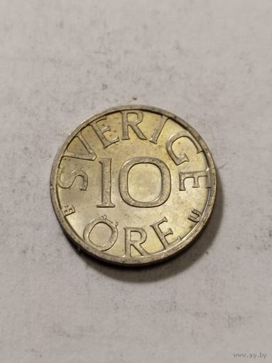 Швеция 10 оре 1980
