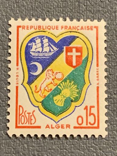 Франция 1960. Герб. Alger
