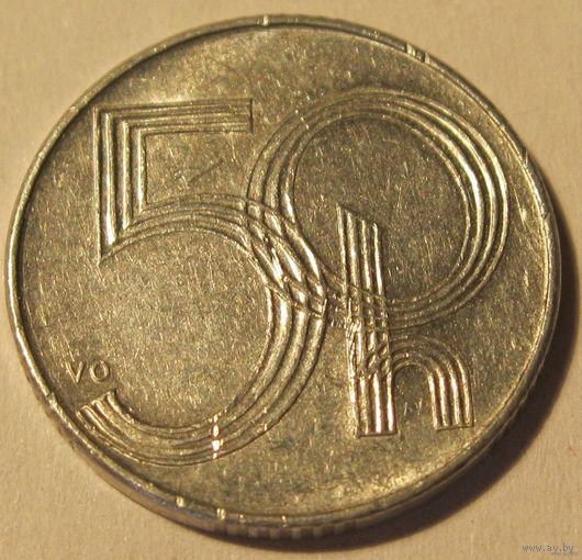 Чехия 50 гелеров 1995