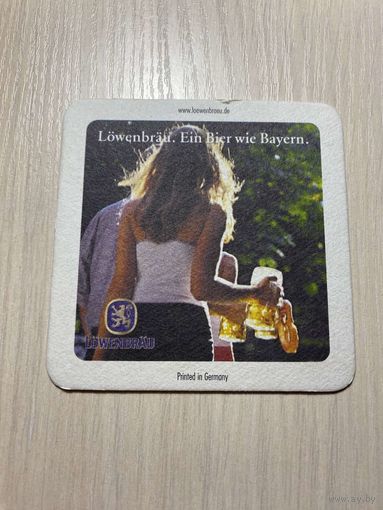 Подставка под пиво Lowenbrau No 2