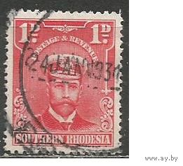 Южная Родезия. Король Георг V в морской форме. 1924г. Mi#2.