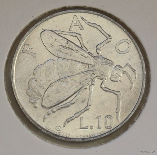 Сан-Марино 10 лир 1974 год