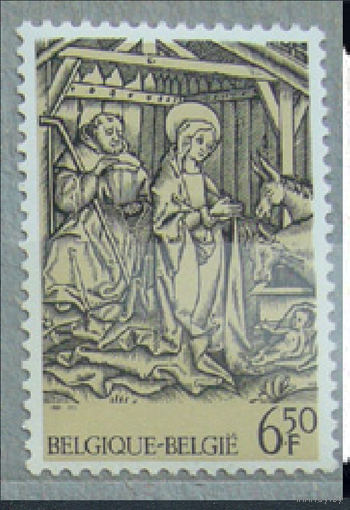 БЕЛЬГИЯ - 1981, Религия Рождество, Mi# 2082, MNH (РН)