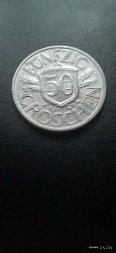 Австрия 50 грошей 1947 г.