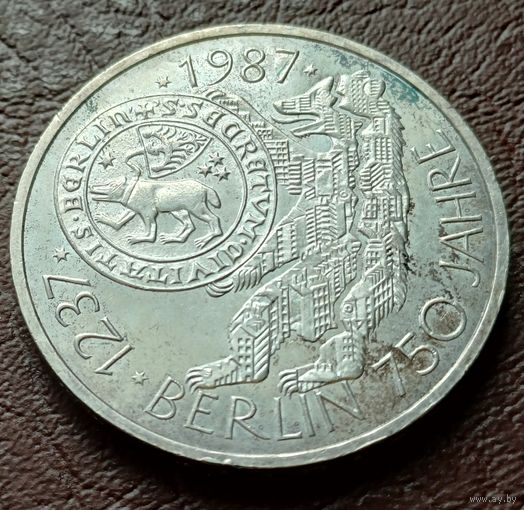 Германия 10 марок, 1987 750 лет городу Берлин    ( 1-14-2 )