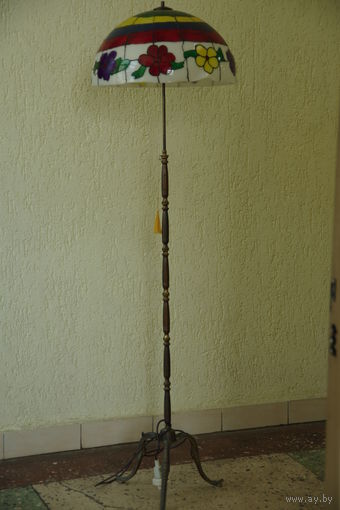 Торшер , бронза ( рабочий )  высота 170 см