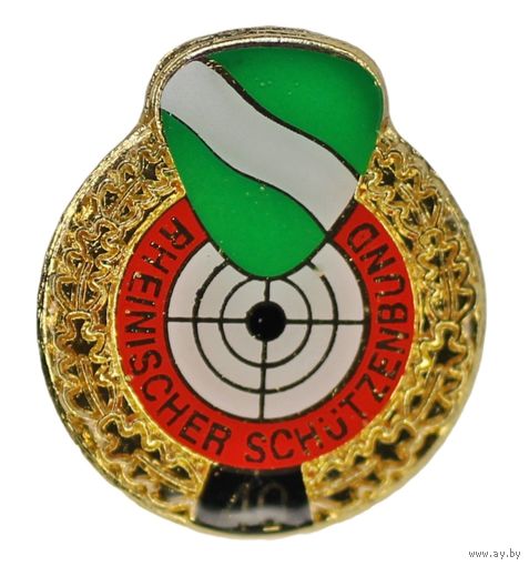 Знак Рейнского стрелкового Союза в золоте. 40 лет членства