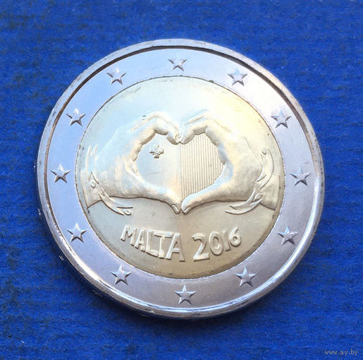 Мальта 2 евро 2016 Любовь