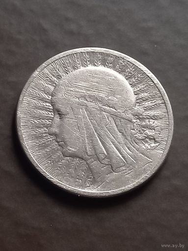 2 злотых 1933 г., Ядвига , с 1 рубля, без мц