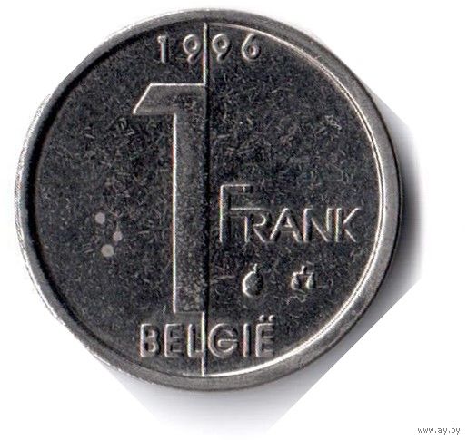 Бельгия. 1 франк. 1996 г. BELGIE