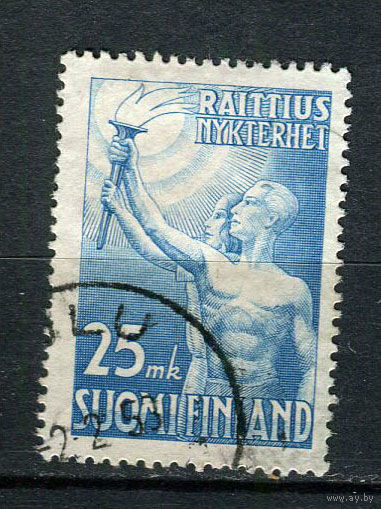 Финляндия - 1953 - Антиалкогольное движение в Финляндии - [Mi. 416] - полная серия - 1 марка. Гашеная.  (Лот 199AG)