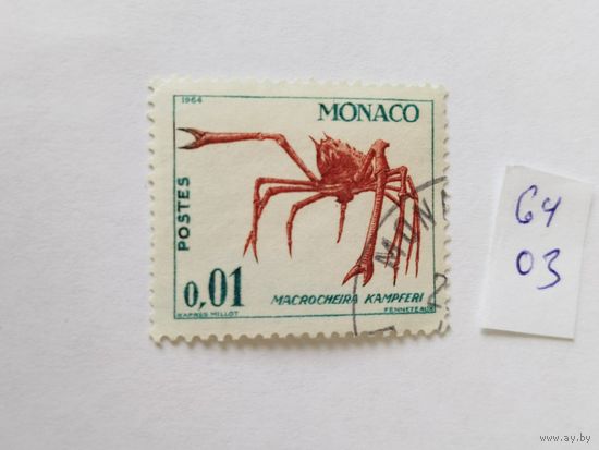 Монако   1964 краб