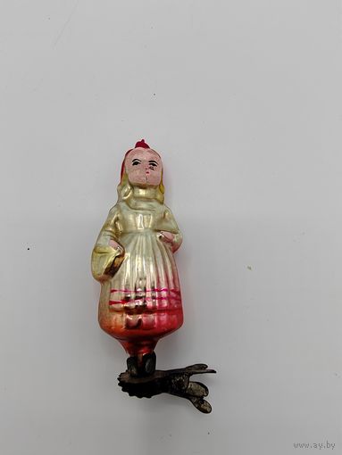 Ёлочная игрушка. Красная шапочка.