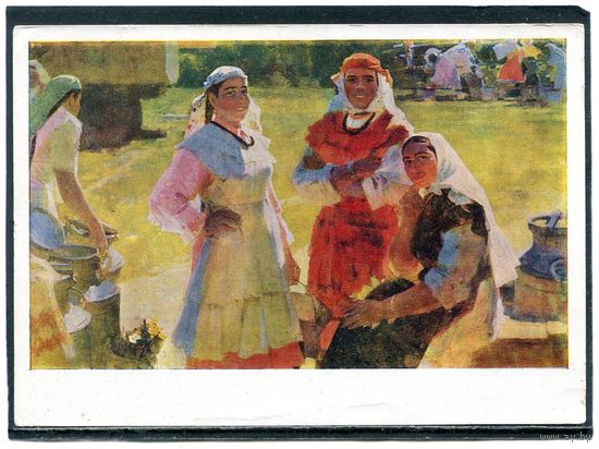 Х.А. Якупов. Сильные люди. Молодые доярки. Изд. 1966