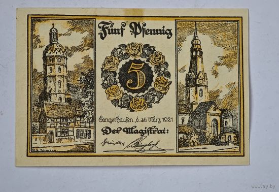 1921 год 5 Германия нотгельд