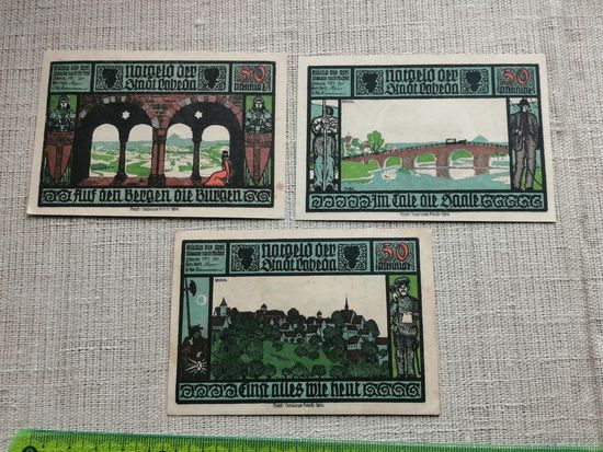 Германия-нотгельд  50    пфенингов  Cobeda 1921
