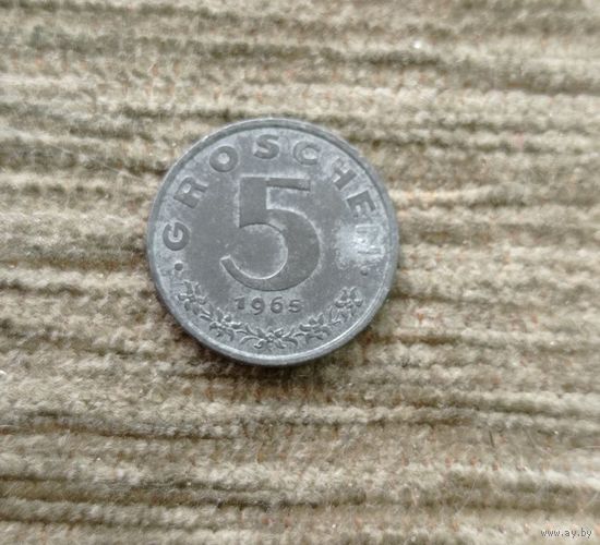 Werty71 Австрия 5 грошей 1965