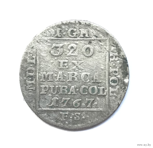1 грош - 1768 г. - СЕРЕБРО - Речь Поспалитая - Август Понятовский - РАСПРОДАЖА! - Смотрите другие мои лоты!