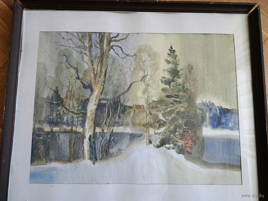 Фёдор Киселев "Зимний мотив". 1988 г.