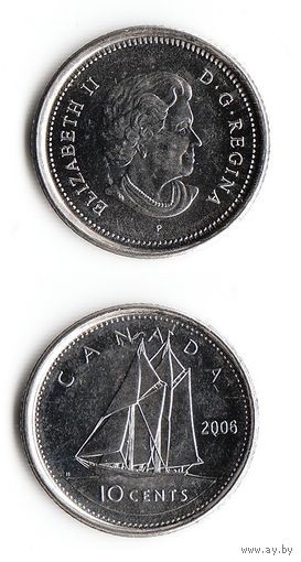 10 центов Канада 2006  года