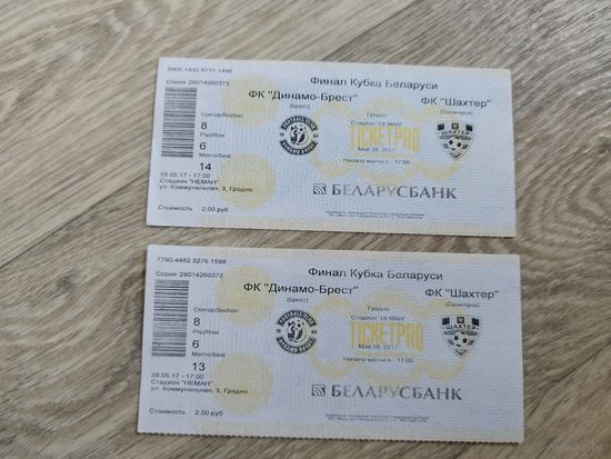 Динамо-Брест - Шахтер. Финал Кубка Беларуси 2016/2017