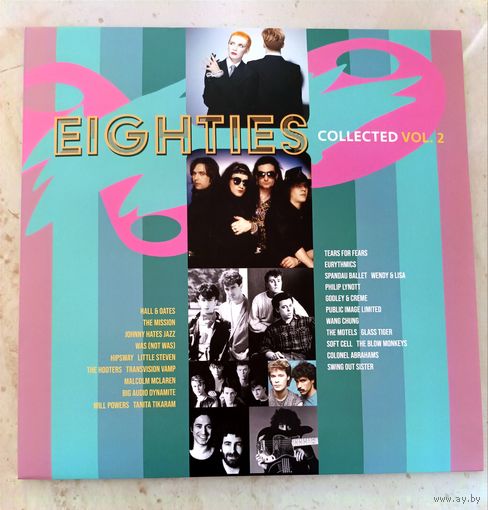 Various Artists -Eighties collected vol.2 -2022- 2 Pink LP (Holland)