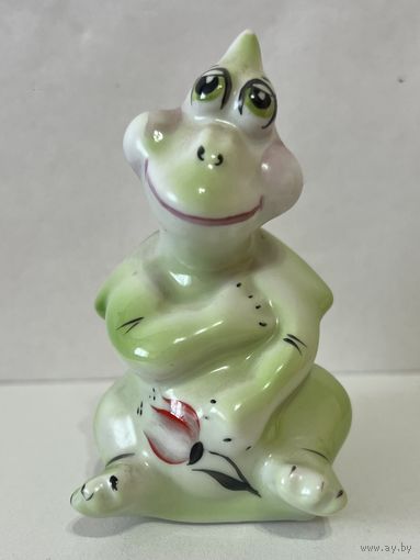 Статуэтка фарфоровая "Дракон" ДФЗ. АУКЦИОН не с рубля без МПЦ.