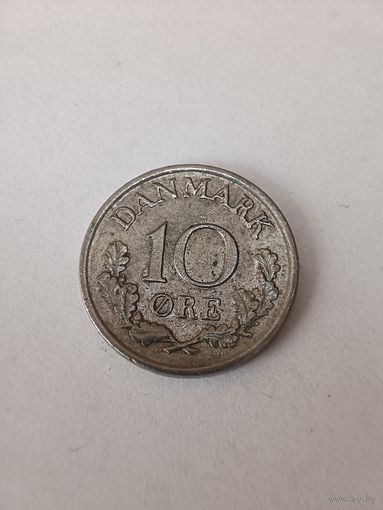 Дания 10 эре 1962