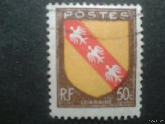 Франция 1946 герб Лотарингии