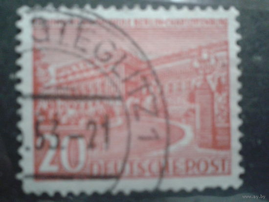 Берлин 1949 стандарт 20пф техническое училище Михель-0,5 евро гаш.