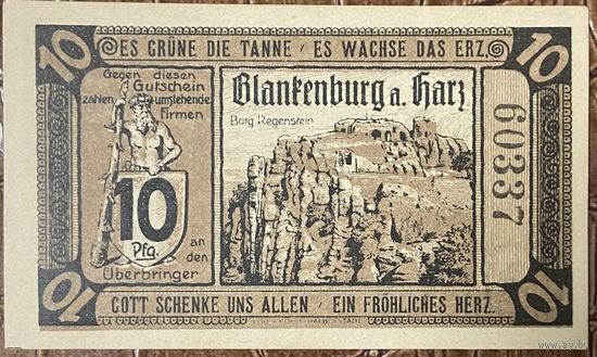 Нотгельд 10 пфеннигов 1920 год.