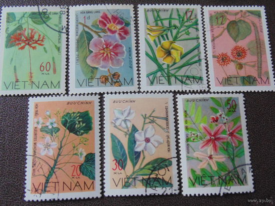 Вьетнам 1988 г. Цветы.