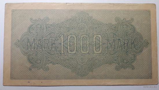 Германия, 1000 марок 1922 г. Серия Ln. VF.