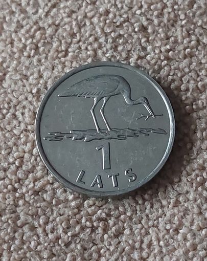 Латвия 1 лат, 2001 Аист aUNC