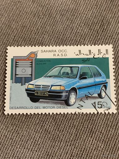 Сахара 1993. Автомобили. Марка из серии