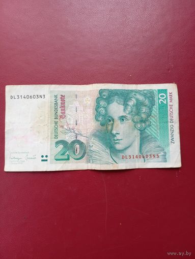 20 марок 1993 года
