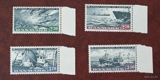 Дания** рыболовный флот полная серия без наклеек и их следов
