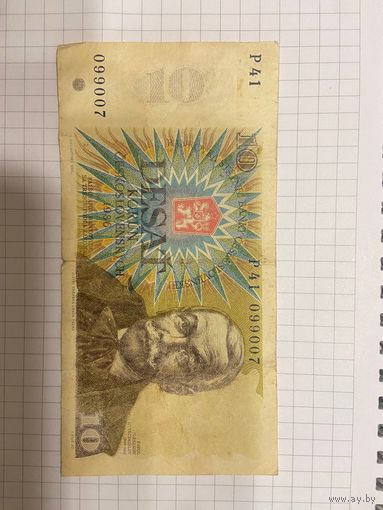 Чехословакия 10 крон 1986 год