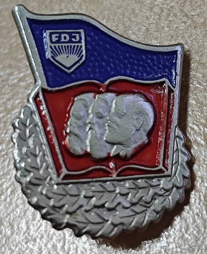 Нагрудный знак Союза Свободной Германской молодежи. В тяжелом металле